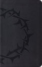 ESV Thinline Charcoal Crown Design (Red Letter Edition)