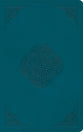 ESV Thinline Bible Deep Teal Rotunda Design (Red Letter Edition)