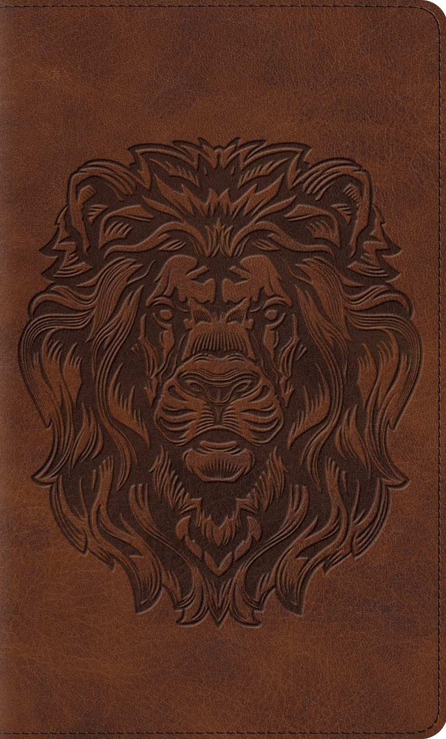 ESV Thinline Bible Brown Royal Lion Design (Red Letter Edition)