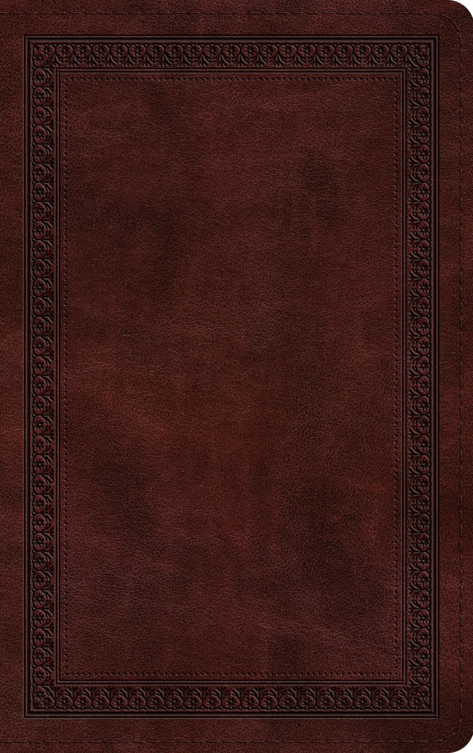 ESV Thinline Bible Mahogany Border Design (Red Letter Edition)