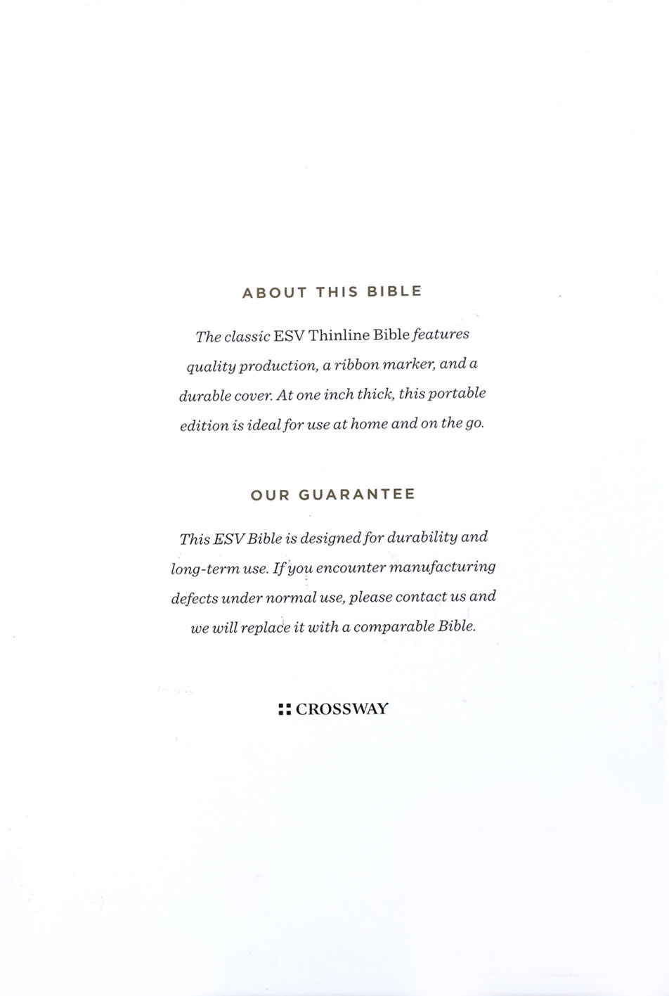 ESV Thinline Bible Blush Rose, Emblem Design