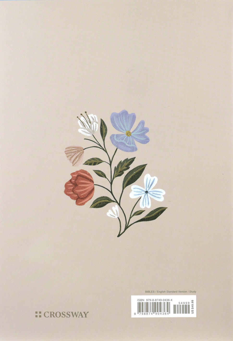 ESV Women's Study Bible Blush Wildflower (Black Letter Edition)