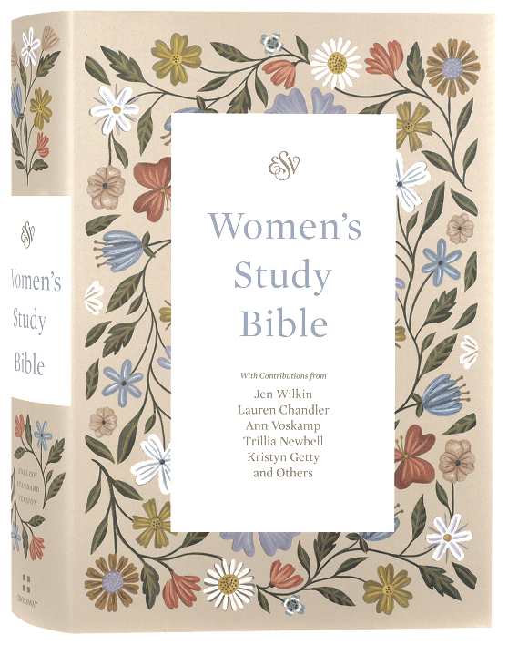 ESV Women's Study Bible Blush Wildflower (Black Letter Edition)