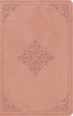 ESV Giant Print Value Personal Size Bible Blush Rose Fleur-de-lis Design (Red Letter Edition)