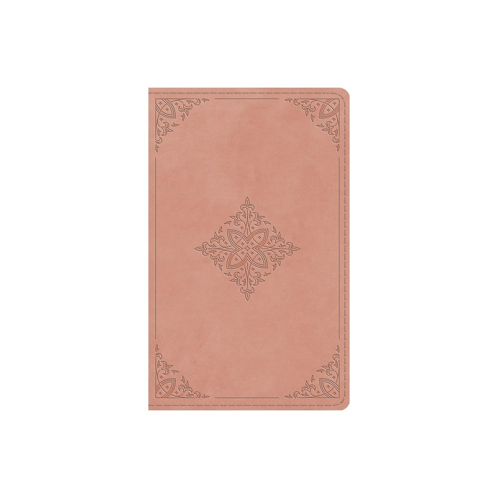 ESV Vest Pocket New Testament with Psalms and Proverbs, Blush Rose, Fleur-de-lis Design (Red Letter Edition)