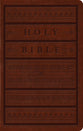 ESV Giant Print Personal Size Bible Brown, Engraved Mantel Design (Red Letter Edition)