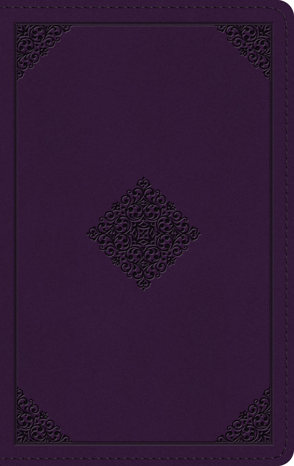 ESV Giant Print Personal Size Bible Lavender, Ornament Design (Red Letter Edition)