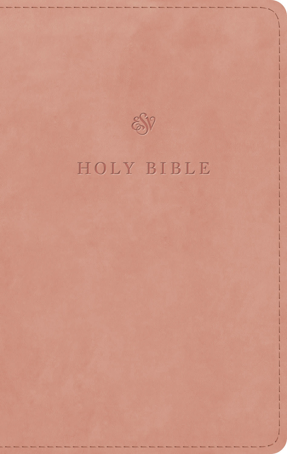 ESV Giant Print Personal Size Bible, Blush Rose (Red Letter Edition)