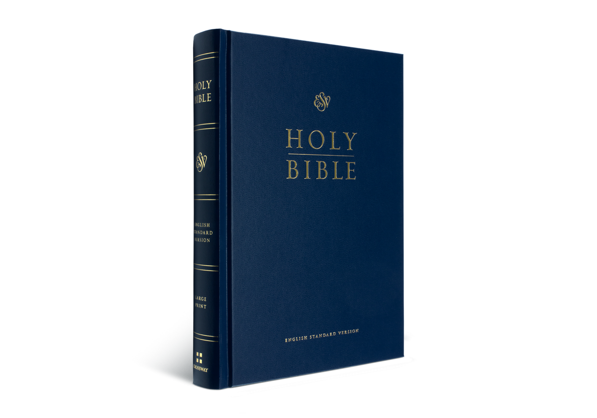 ESV Pew and Worship Bible, Large Print, Blue