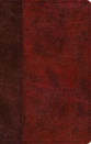 ESV Large Print Thinline Bible Burgundy/Red, Timeless Design (Black Letter Edition)