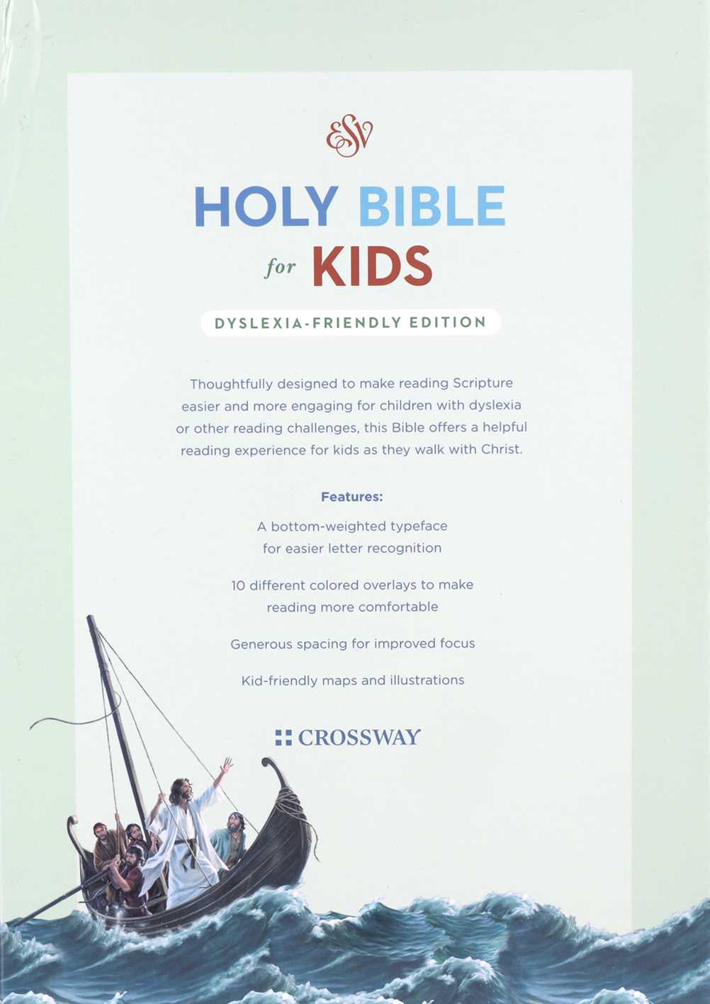 ESV Holy Bible For Kids: Dyslexia-Friendly Edition