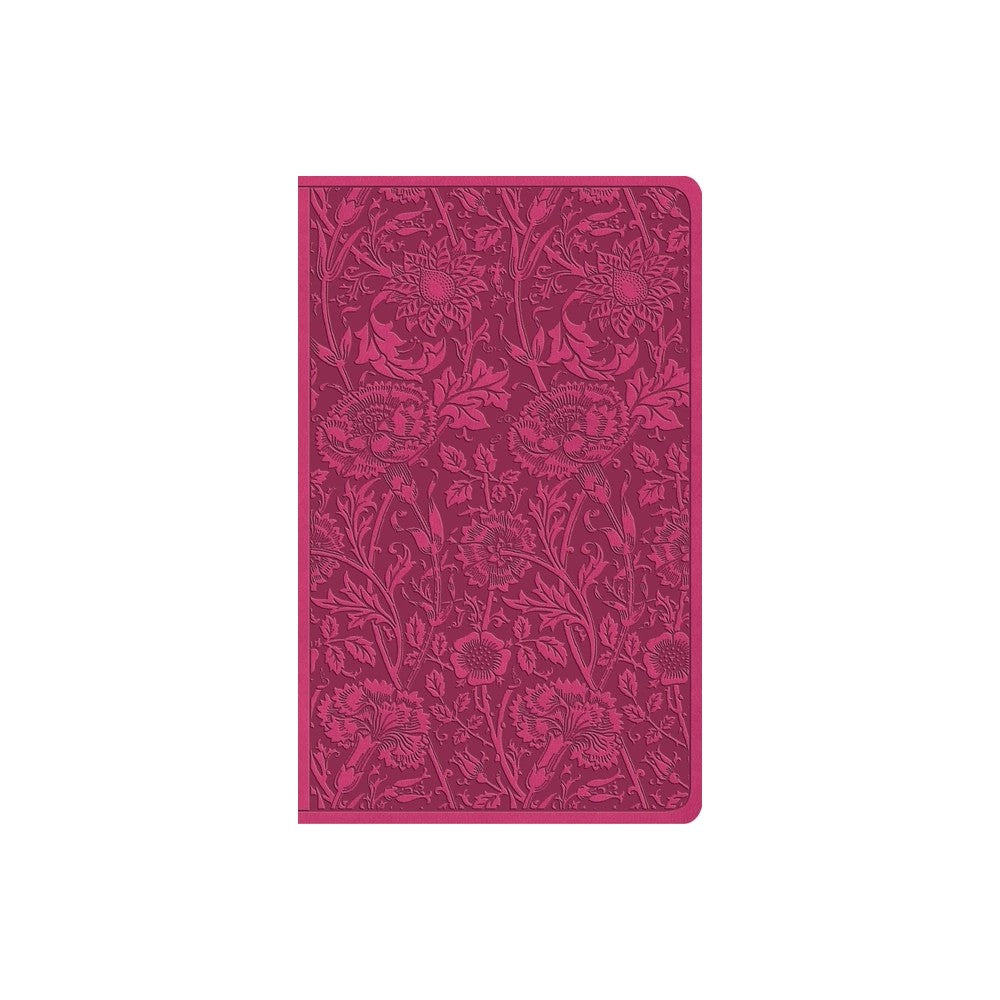 ESV Vest Pocket New Testament with Psalms and Proverbs, Berry, Floral Design (Red Letter Edition)