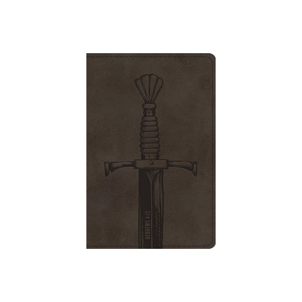 ESV Compact Bible, Silver, Sword Design
