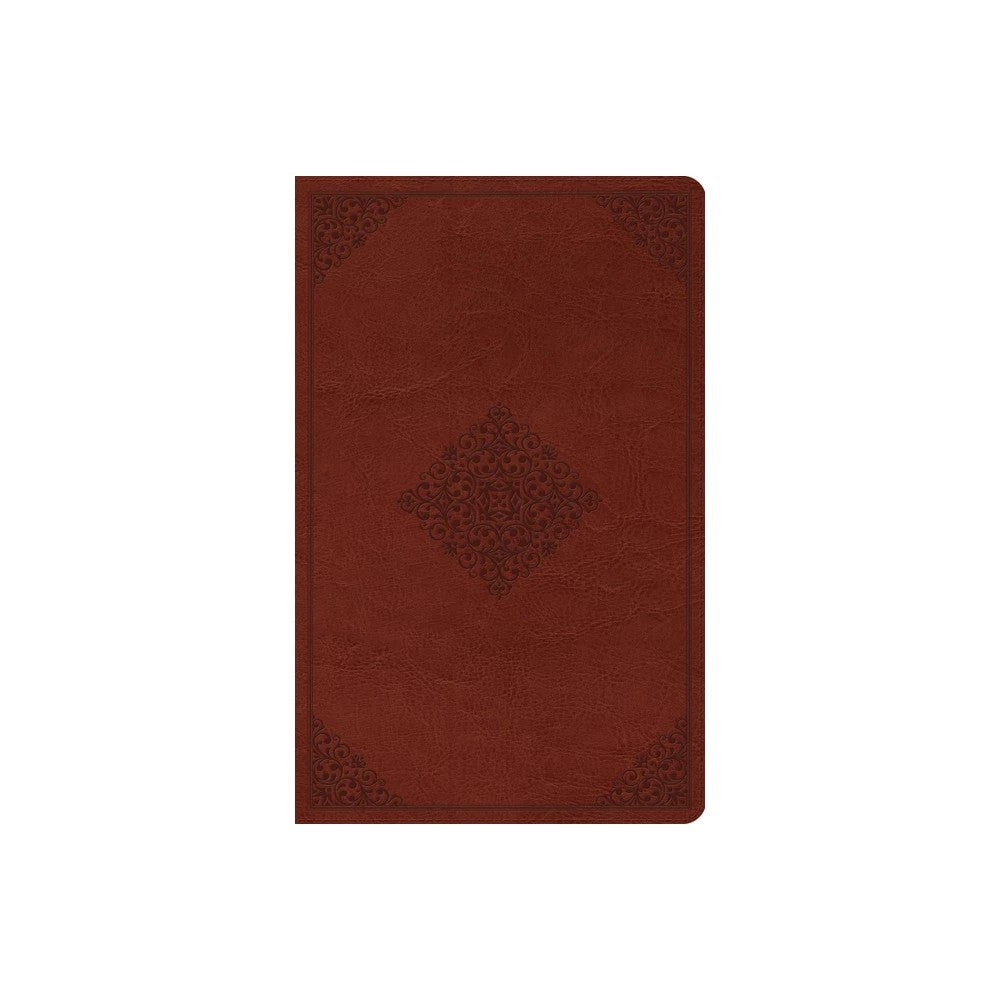 ESV Large Print Value Thinline Bible Tan, Ornament Design