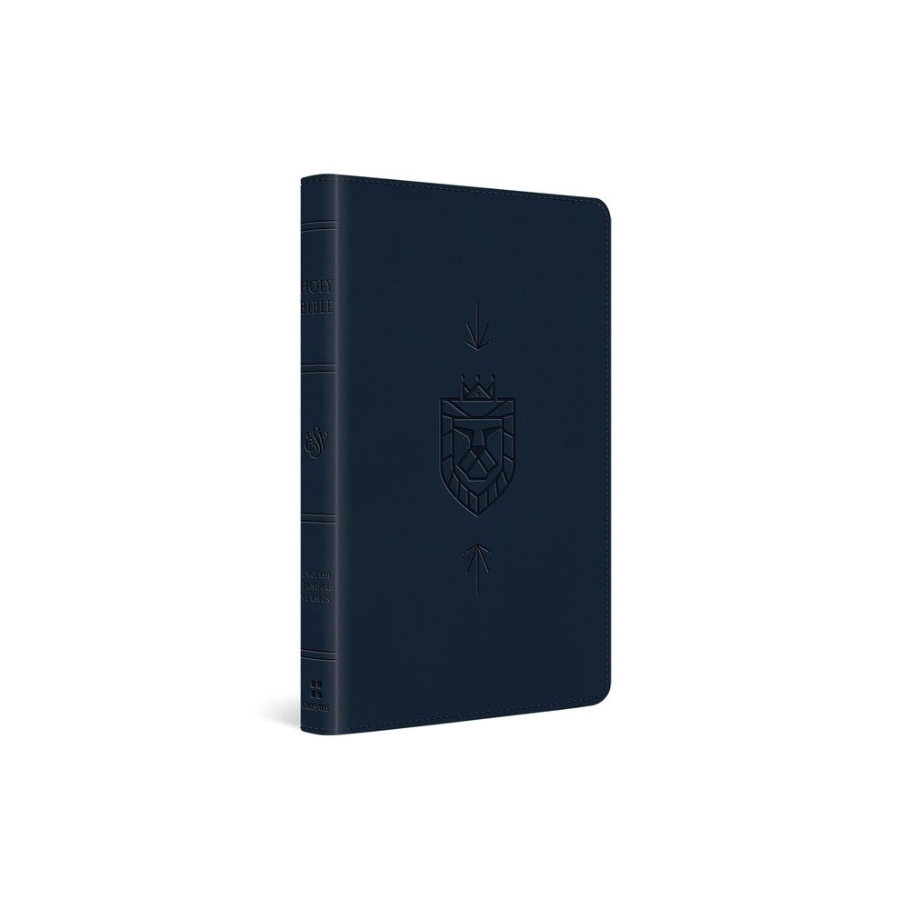 ESV Kid's Bible Thinline, Blue, Lion of Judah Design (Red Letter Edition)