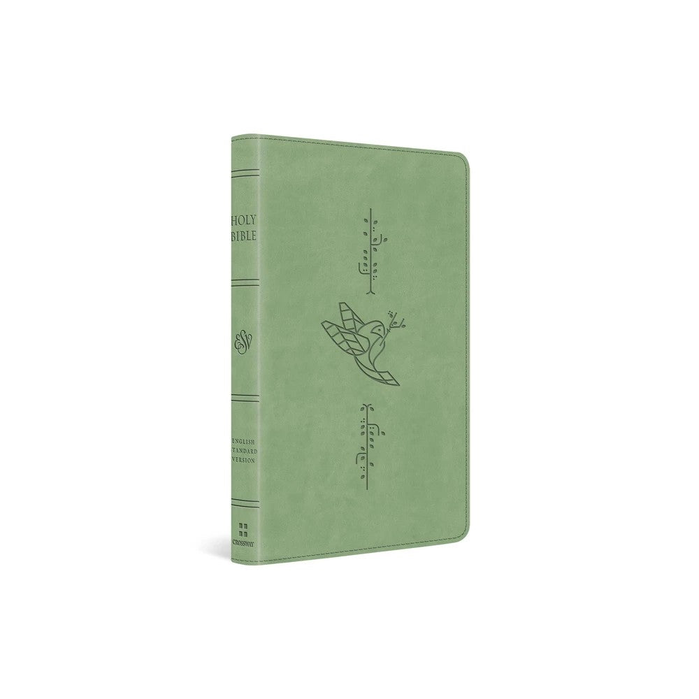 ESV Kid's Bible Thinline, Light Green, Bird of the Air Design (Red Letter Edition)