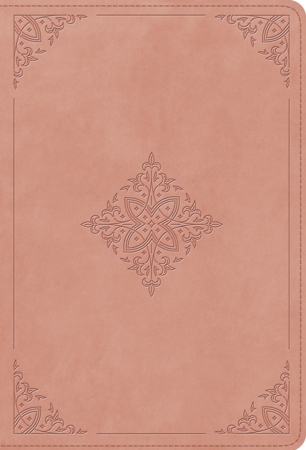 ESV Giant Print Value Thinline Bible Blush Rose Fleur-de-lis Design (Black Letter Edition)