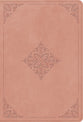 ESV Giant Print Value Thinline Bible Blush Rose Fleur-de-lis Design (Black Letter Edition)