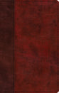 ESV Large Print Thinline Bible Burgundy/Red (Red Letter Edition)