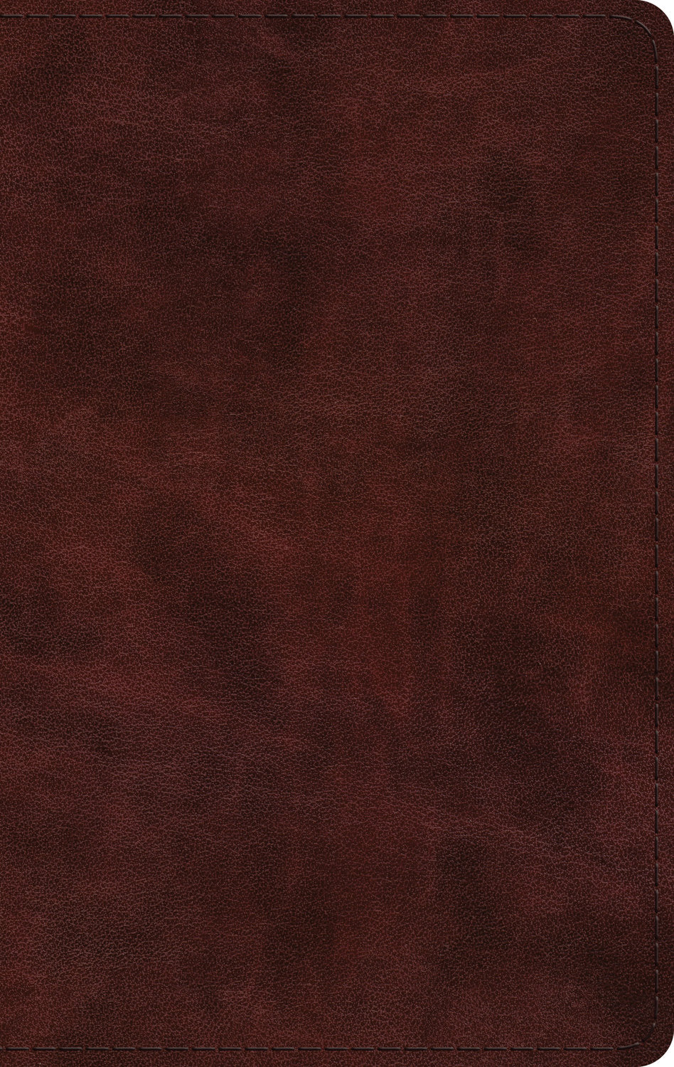 ESV Large Print Thinline Bible Mahogany (Red Letter Edition)