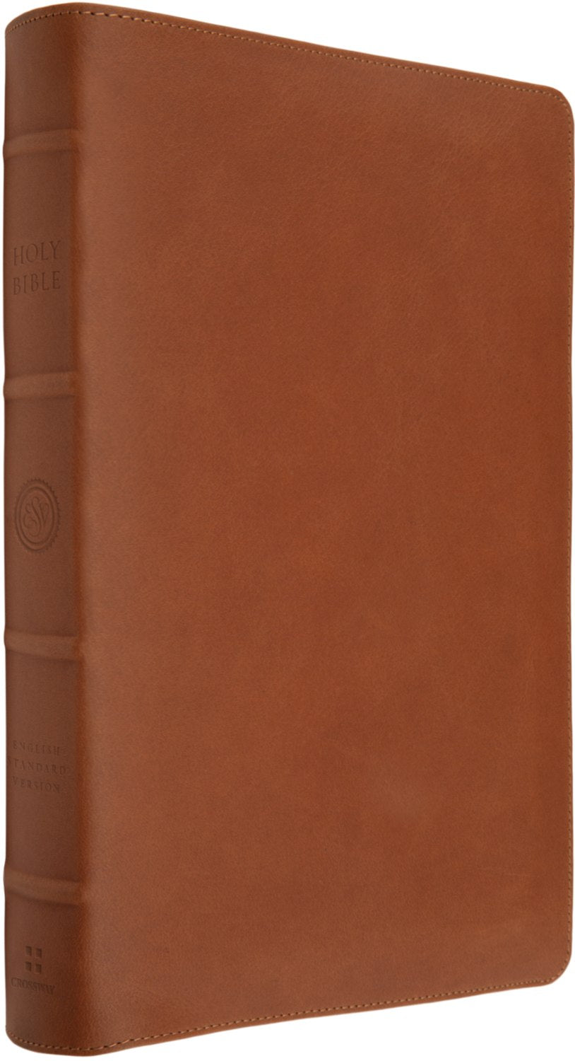 ESV Heirloom Bible Gloria Dei Single Column Edition British Tan (Black Letter Edition)