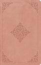 ESV Large Print Thinline Reference Bible Blush Rose, Fleur-de-lis Design (Black Letter Edition)