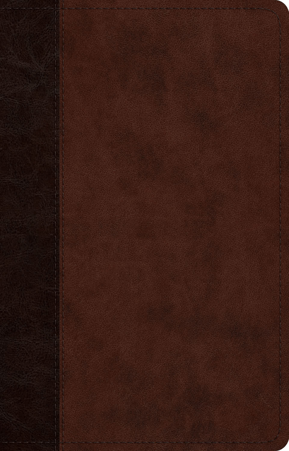 ESV Large Print Thinline Reference Bible Brown/Walnut Timless Design (Black Letter Edition)