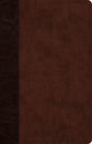 ESV Large Print Thinline Reference Bible Brown/Walnut Timeless Design (Red Letter Edition)