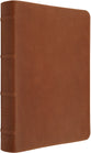 ESV Heirloom Bible Coram Deo Thinline Edition, British Tan (Black Letter Edition)