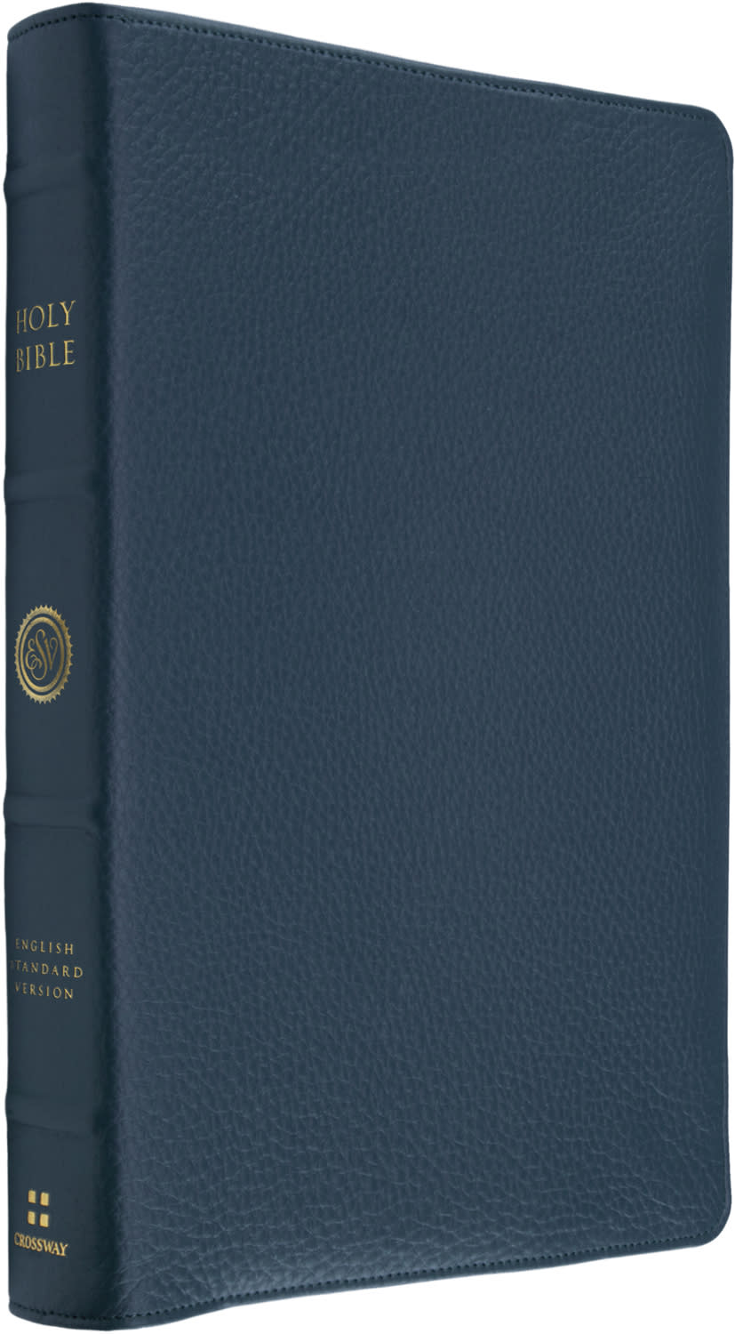 ESV Heirloom Bible Gloria Dei Single Column Edition Cerulean Blue (Black Letter Edition)