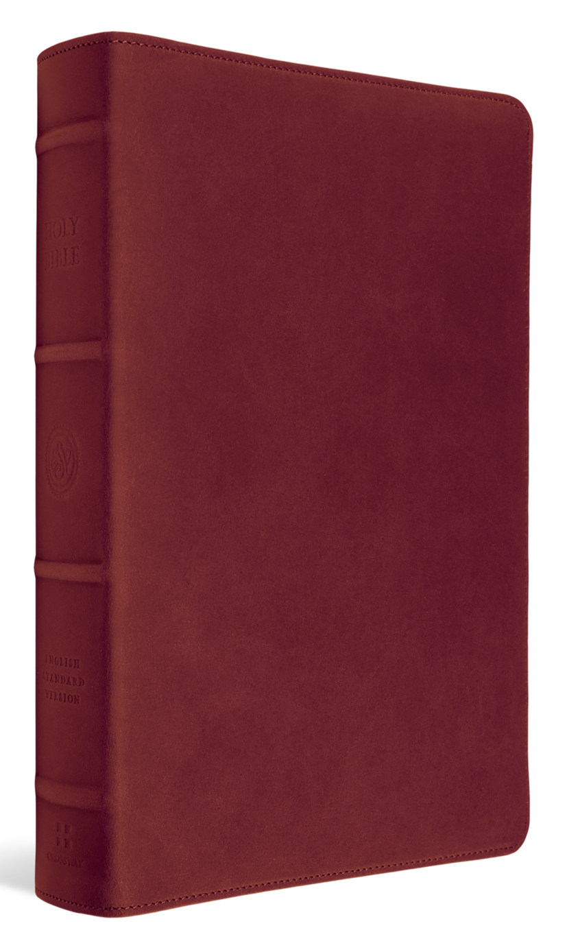 ESV Heirloom Bible Gloria Dei Single Column Edition Carmine Red (Black Letter Edition)