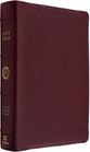 ESV Heirloom Bible Veritas Single Column Edition Bordeaux (Black Letter Edition)