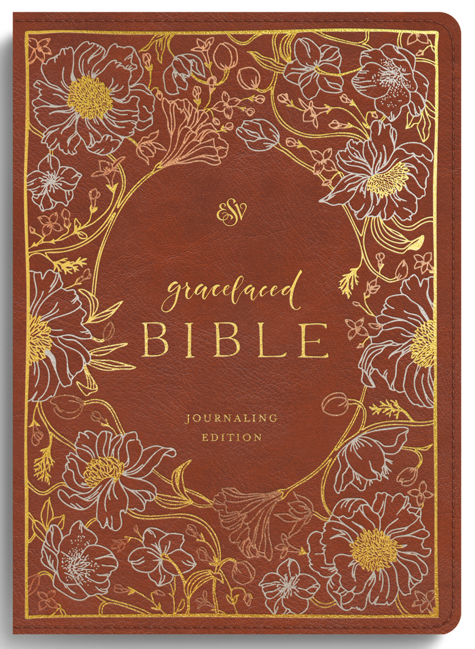ESV Gracelaced Bible Journaling Edition, English Saddle (Black Letter Edition)