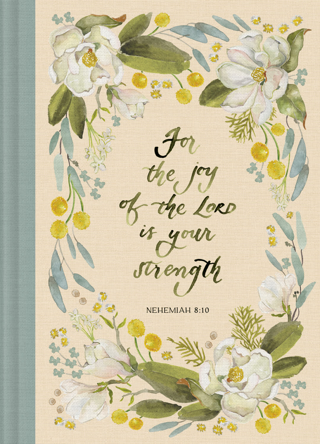 ESV Gracelaced Bible Journaling Edition Thumb Indexed, Nehemiah 8:10 Design (Black Letter Edition)