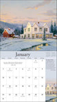 2027 Thomas Kinkade Deluxe Wall Calendar with Print (Collector's Scripture Edition)
