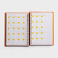 Undated 12-Month Meal Diary/Planner: Every Bite a Blessing, Orange/Gold Foil Leaves (Aarti)