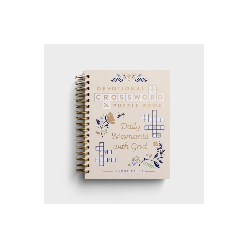 Devotional Crossword Puzzle Book: Daily Moments with God