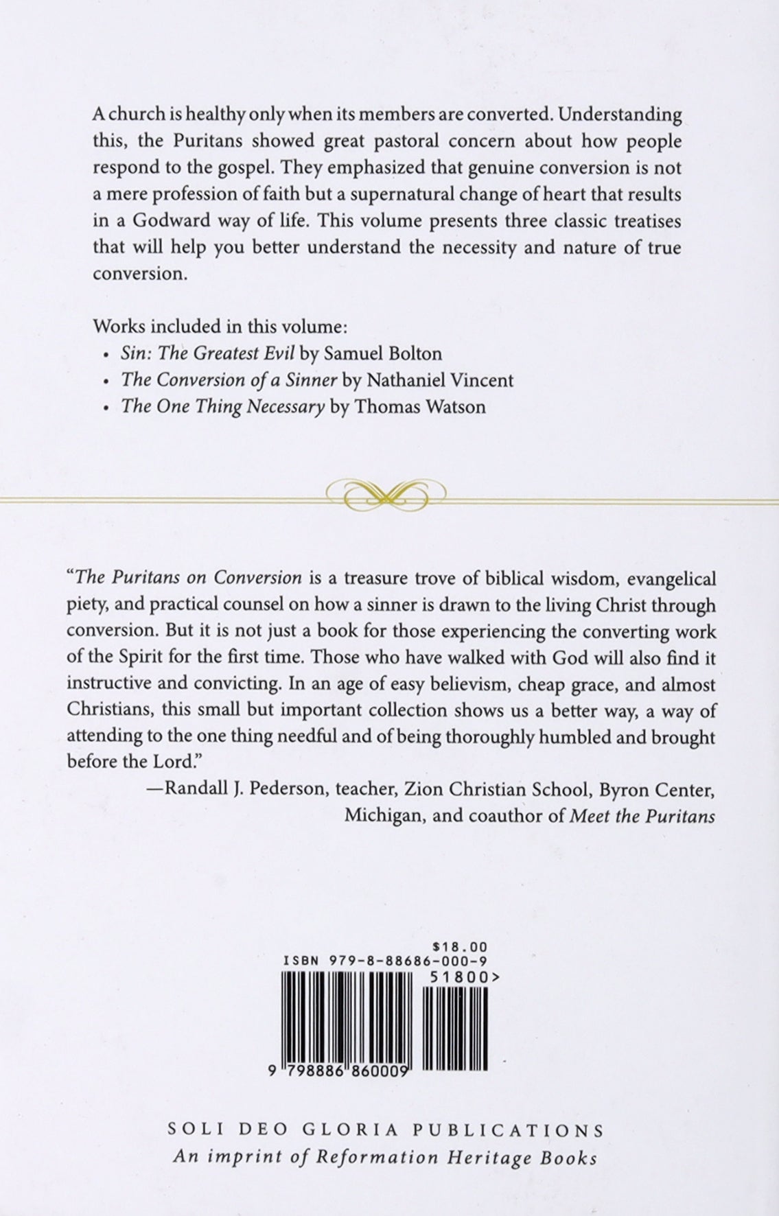 The Puritans on Conversion