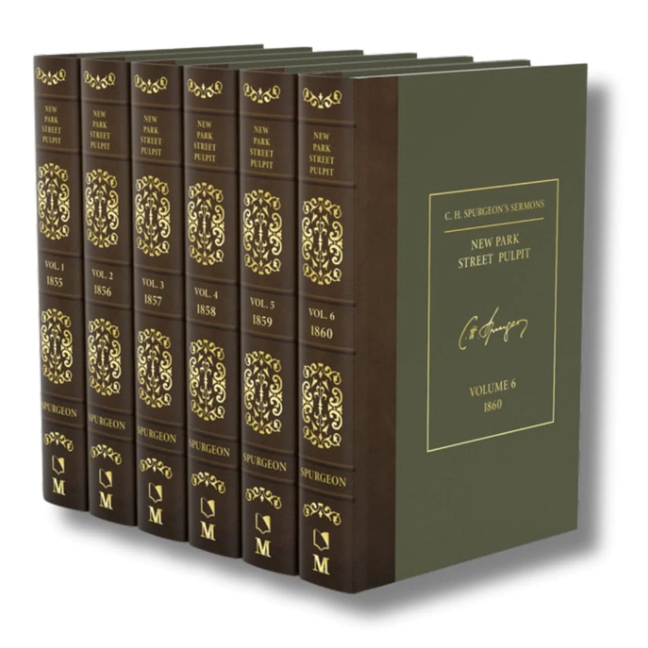 C. H. Spurgeon’s Sermons (Six Vol. Set #1-6): Revival Years - New Park Street Pulpit 1855-1860