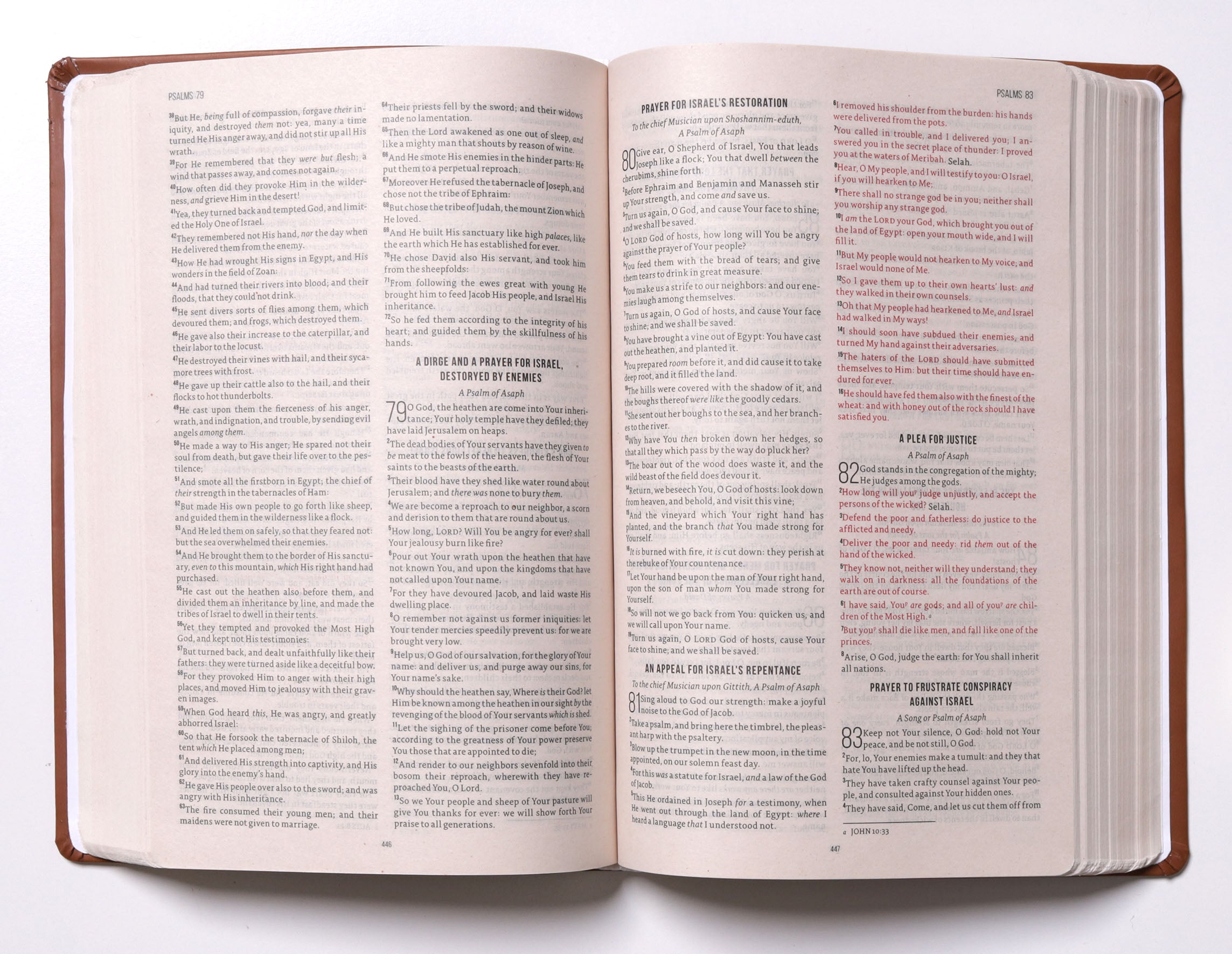 KJVER Gift and Award Holy Bible Deluxe Edition Coffee Brown (Red Letter Edition)