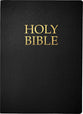 KJVER Holy Bible Large Print Black Thumb Index (Red Letter Edition)