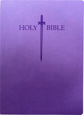 KJVER Sword Holy Bible Large Print Royal Purple Thumb Index (Red Letter Edition)
