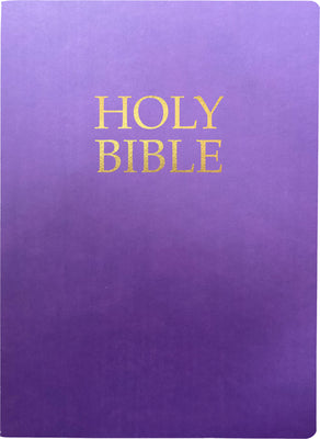 KJVER Holy Bible Large Print Royal Purple (Red Letter Edition)