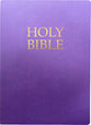 KJVER Holy Bible Large Print Royal Purple (Red Letter Edition)