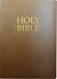 KJVER Holy Bible Large Print Coffee Brown (Red Letter Edition)