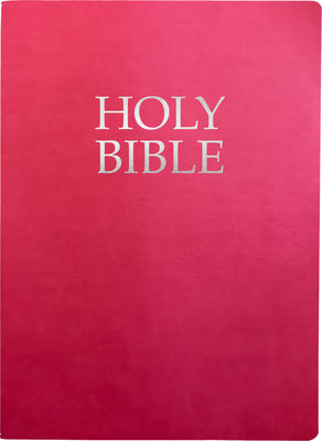 KJVER Holy Bible Large Print Berry Pink (Red Letter Edition)