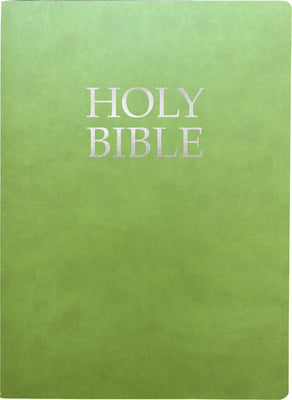 KJVER Holy Bible Large Print Olive Green (Red Letter Edition)