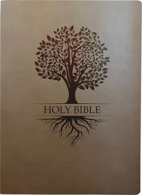 KJVER Family Legacy Holy Bible Large Print Coffee Brown (Red Letter Edition)