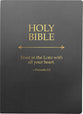 KJVER Holy Bible Trust in the Lord Life Verse Edition Large Print Black (Red Letter Edition)