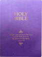 KJVER Holy Bible Delight Yourself In The Lord Life Verse Edition Large Print Royal Purple (Red Letter Edition)